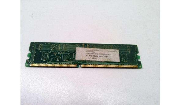 Оперативна пам'ять Samsung M368L6523CUS-CCC, 512MB, DDR, 400MHz, робоча, Б/В