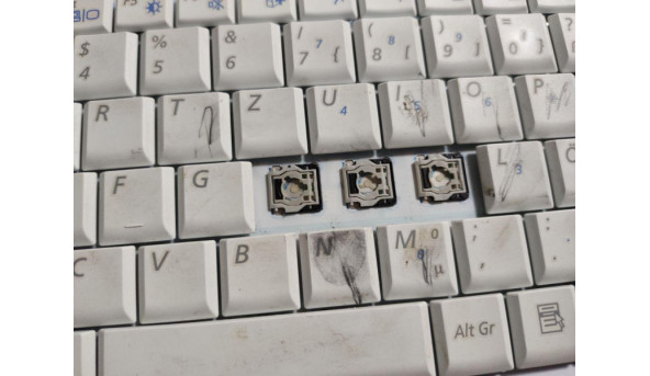 Клавіатура для ноутбука Samsung NP-NC10, 10.2", б/в. В хорошому стані, без пошкоджень. Клавіатура тестована, робоча. Відсутні клавіші (фото) - 317326