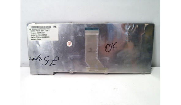 Клавіатура для ноутбука FUJITSU-SIEMENS V5505, V5535, NSK-ADP2G, Б/В - 317338