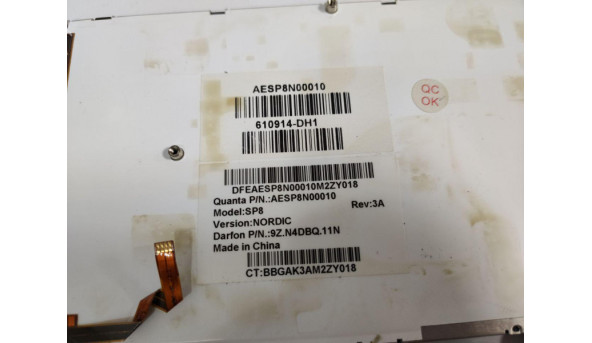 Клавіатура для ноутбука HP Envy 17, 17-1195eo, 17.3", б/в. В хорошому стані, без пошкоджень. Клавіатура тестована, робоча. - 317340