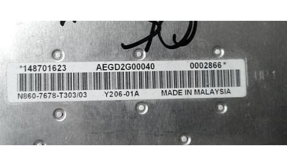 Клавіатура для ноутбука, Sony Vaio VGN-CS325J, N860-7678-T001/03, Б/В - 317388