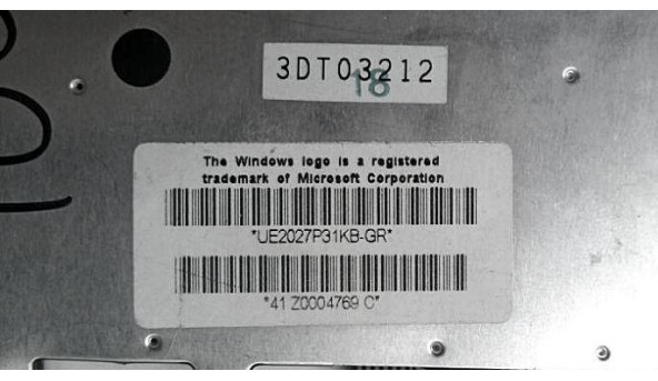 Клавіатура для ноутбука, TOSHIBA M20, 2100, Pro 6000, Tecra TE2000, UE2027P31KB-GR, Б/В - 317405