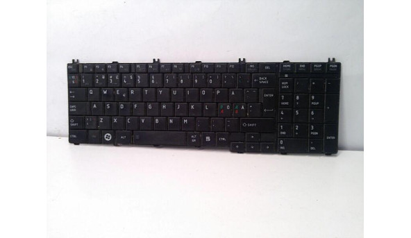 Клавіатура для ноутбука, Toshiba Satellite C650, C655, C660, V114346CK1, Б/В  Протестована, робоча.