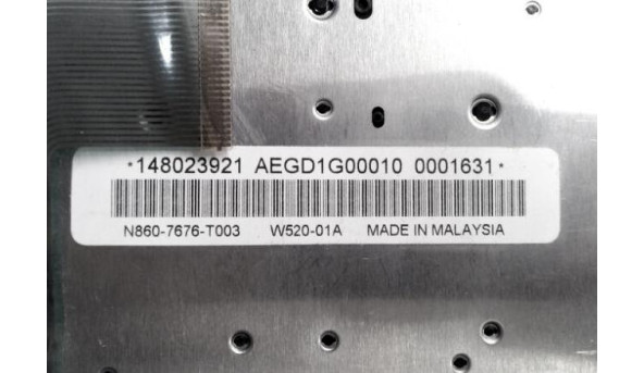 Клавіатура для ноутбука Sony Vaio PCG 5A1M, AEGD1G00010, N860-7676-T003, Б/В - 317451