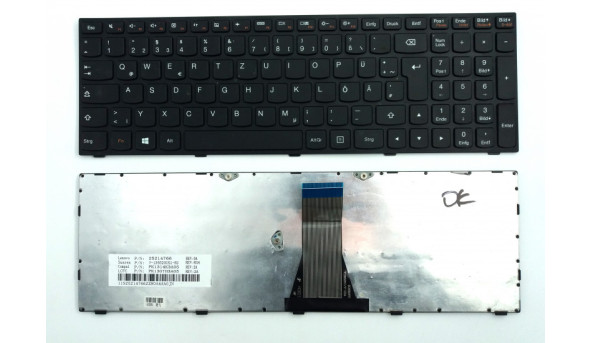 Клавиатура для ноутбука Lenovo G50-30 B50-80 (PK1314K2A19) Б/У