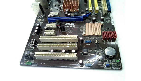 Материнська плата для ПК, Asus P5KPL SE, s775, G31, PCI-Ex16, з процесором Intel E6300, Б/В