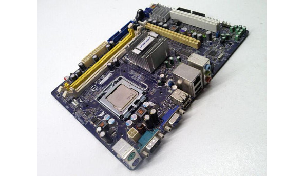 Материнська плата для ПК, Foxconn Socket775 iG31 G31MV-K mATX, з процесором Intel Pentium E2140, Б/В