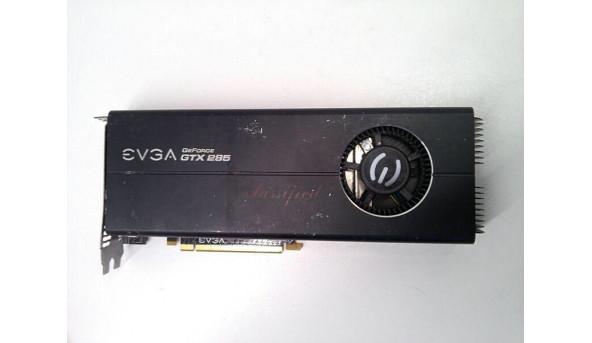 Відеокарта  EVGA, 01G-P3-1190-TR, GeForce GTX 285, 1GB, 512-bit, DDR3, PCI Express 2.0 x16, HDCP Ready, SLI Supported, Б/В