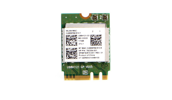 WiFi модуль знятий з ноутбука HP 14-ac RTL8723BE (792204-001) Б/У