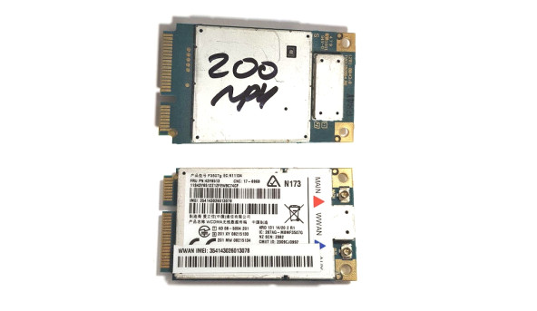 Modem board снят с ноутбука Lenovo Thinkpad T400 43Y6513 F3507g Б/В
