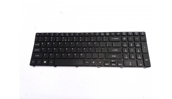 Клавіатура для ноутбука Acer Aspire 7235, 7235G, 5810T, 5810TG, 5810, 7251, 7736Z, 7740, PK130C91100, 90.4CH07.S1D, 90.4HV07.S1D, Б/В, Протестована робоча клавіатура.