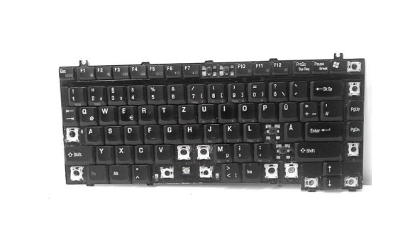 Клавіатура для ноутбука  TOSHIBA A10, MP-03436d0-6984, PK13AT10770, Б/В