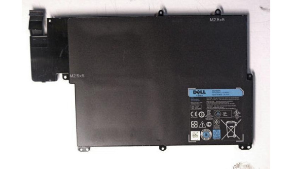 Батарея, акумулятор для ноутбука Dell Vostro 3360, Dell  Battery TKN25, 14.8V, Оригінал, Б/В, неробоча
