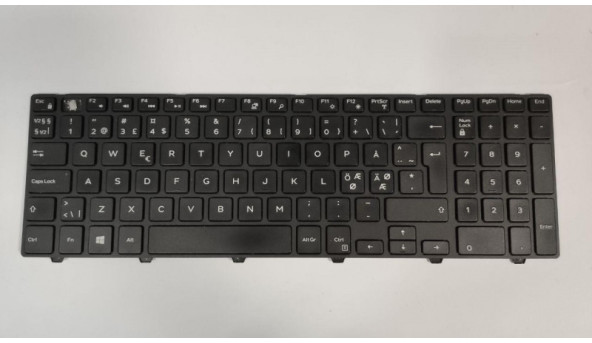 Клавіатура для ноутбука Dell 15-3000, CN-0HHCC8, NSK-LR0SW, 490.00H07.0D0R, Б/В  Протестована робоча клавіатура. Відсутня одна клавіша (фото)