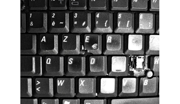 Клавіатура для ноутбука Dell Latitude D800, 01M756, KFRMB2, C026, Б/В - 317638