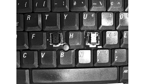 Клавіатура для ноутбука Dell Latitude D800, 01M756, KFRMB2, C026, Б/В - 317638