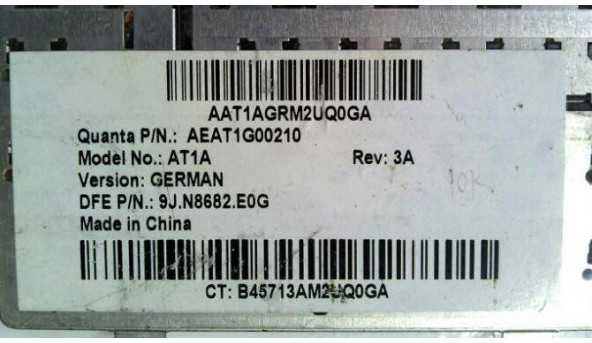 Клавіатура для ноутбука HP Dv6000, 441427-041. 9J.N8682, AT1A, Б/В - 317641