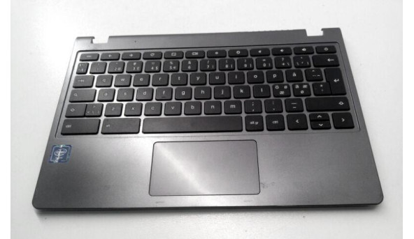 Середня частина корпуса з клавіатурою для ноутбука Acer Chromebook C740-C1VL, 11.6",  TFQ37ZHNTCT, Б/В