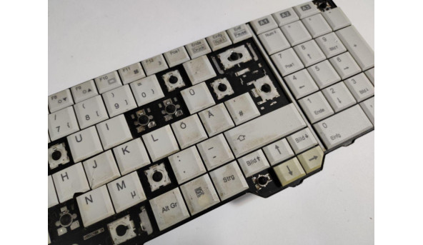 Клавіатура для ноутбука Fujitsu Siemens Amilo Pi3660, 18.4", б/в. Протестована, робоча. В хорошому стані. Відсутні клавіші, та є пошкодження у вигляді удару (фото). - 317708