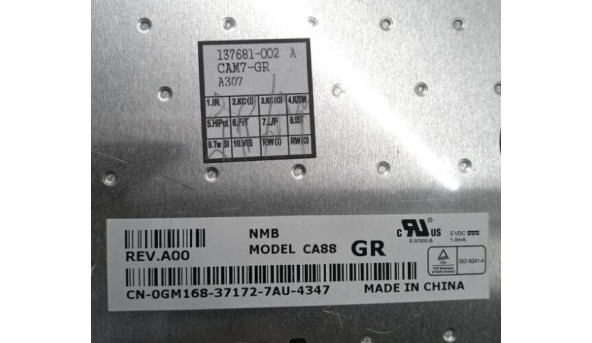 Клавиатура Dell Latitude D83 CA88 137681-002 CN-0GM168 Б/У Не тестированная. - 317710