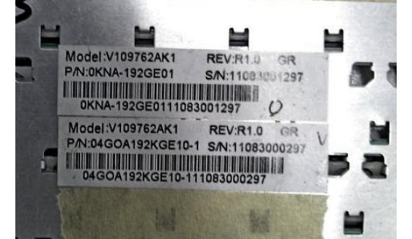 Клавіатура для ноутбука, ASUS Eee PC 1005ha, V109762AK1, Б/В - 317831