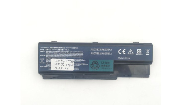 Батарея акумулятор для ноутбука Acer AS07B32/AS07B42/AS07B52/AS07B72 4400MAH 14/8V Б/В Знос:10%