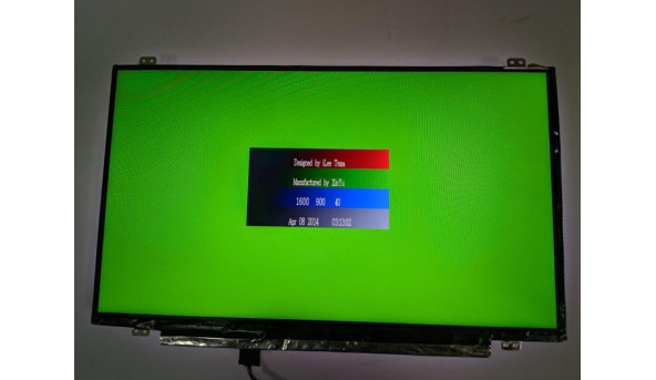 Матриця  Chi Mei INNOLUX,  N140FGE-EA2 Rev:C2,  14.0'', LED,  HD+ 1600x900, 30-pin, Slim, б/в, Засвітів немає, але присутні подряпини які майже непомітні при роботі