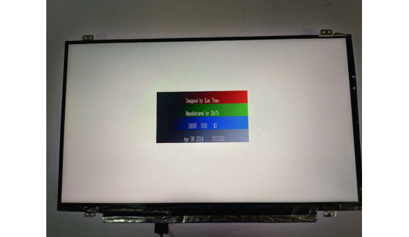Матриця Chi Mei INNOLUX, N140FGE-EA2 Rev:C2, 14.0'', LED, HD+ 1600x900, 30-pin, Slim, б/в, Засвітів немає, але присутні подряпини які майже непомітні при роботі - 317869