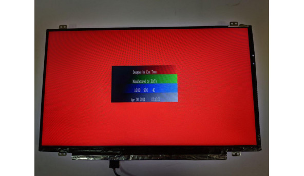 Матриця Chi Mei INNOLUX, N140FGE-EA2 Rev:C2, 14.0'', LED, HD+ 1600x900, 30-pin, Slim, б/в, Засвітів немає, але присутні подряпини які майже непомітні при роботі - 317869