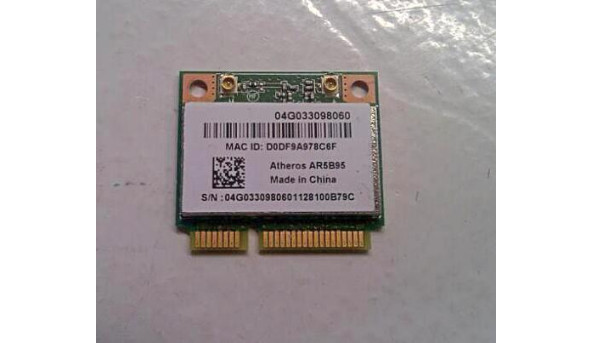 Адаптер WI-FI, знятий з ноутбука ноутбука ASUS K53, 04G033098060, Б/В