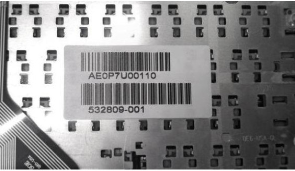 Клавіатура для ноутбука HP CQ71, G71, 532809-001, НОВА - 317944