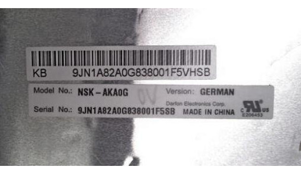 Клавіатура для ноутбука Acer Aspire 4220, 4310, 4520, 4710, 4920, 5520, NSK-AKA0G, НОВА - 317947