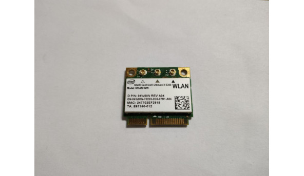 Адаптер WiFi снят с ноутбука Dell Latitude E6420  E6330 E5430V HP ProBook 6560B ProBook 6570B Elitetebook 8570W 8470P   633ANHMW 60Y3233 Б/У
