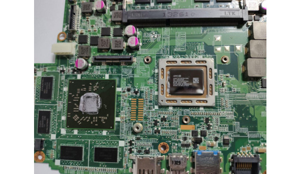 Материнська плата для ноутбука Acer Aspire V5, V5-552PG, 15.6", DA0ZRIMB8E0, Rev:E, Б/В.  Має впаяний процесор  AMD, A10-Series, A10-5757M, AM5757DFE44HL. Є впаяне відео