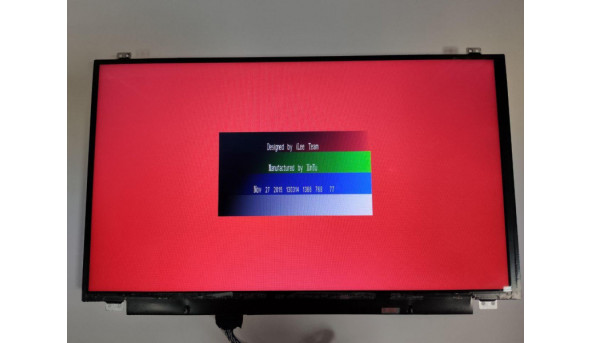Матриця  SAMSUNG,  LTN156AT35-H01,  15.6'', LCD,  HD 1366x768, 40-pin, Slim, б/в, Присутні засвіти помітні на всіх кольорах, та є сліди від клавіатури