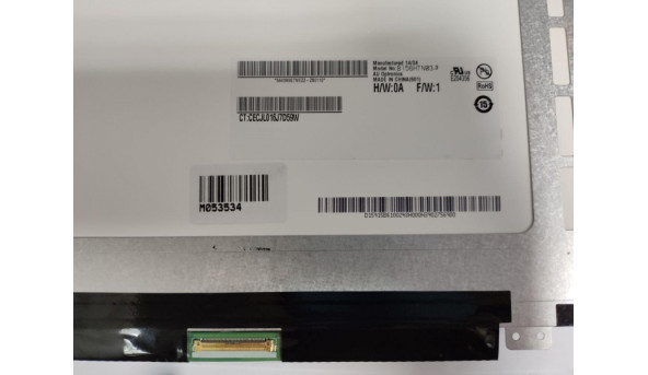 Матриця AU Optronics, B156HTN03.3, 15.6", 40-pin, LCD, FHD 1920x1080, slim, б/в, Присутні сліди від клавіатури (фото), при роботі непомітні - 318042