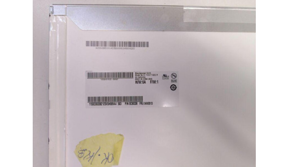 Матриця AU Optronics, B156XTN02.6, 15.6", 30-pin, LED , WXGA HD, 1366x768, Б/В. - 318054