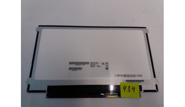 Матриця AU Optronics, B116XTN02.3, 11.6", 30-pin, LED , WXGA HD, 1366x768, Б/В, подряпина знизу по центру - 318060