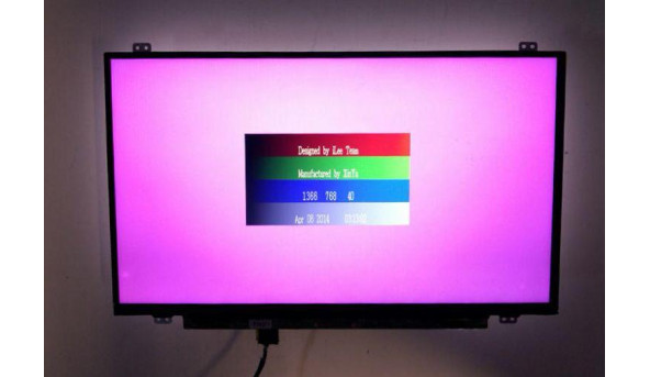 Матриця LG Display, LP140WH8, 14.0", 30-pin, LED, WXGA, 1366x768, Slim, Б/В