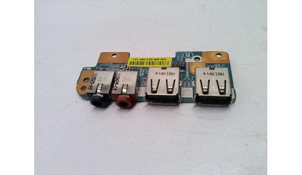 Плата з аудіо роз'ємами та USB портами для ноутбука Sony VAIO PCG-71613M, 15.5", 1P-1113J00-8011, Б/В