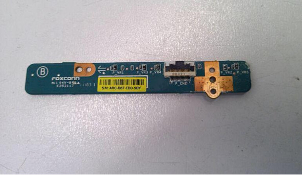 Плата з кнопками включення для ноутбука Sony VAIO PCG-71613M, 15.5", 1P-1113J01-8011, Б/В