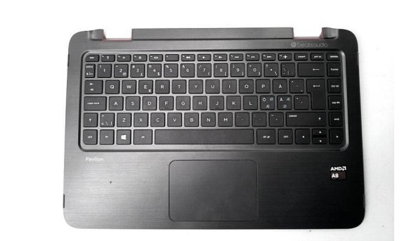 Середня частина корпуса з клавіатурою для ноутбука HP Pavilion 13 x360 Convertible PC, 13.3", TEE37Y62TP, Б/В