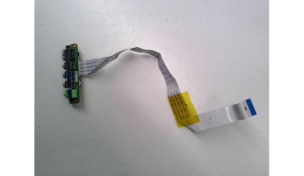 Плата з аудіо роз'ємами та USB портом для ноутбука MSI MS-16F1, 15.6", 10AK079865, Б/В