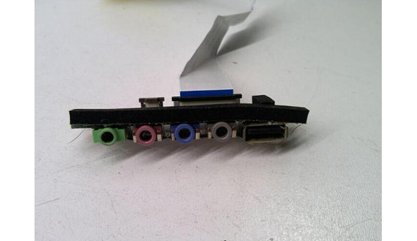 Плата з аудіо роз'ємами та USB портом для ноутбука MSI MS-16F1, 15.6", 10AK079865, Б/В - 318295