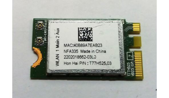 Адаптер WI-FI для ноутбука Acer Aspire ES1-131, qcnfa335, t77h525.03, Б/В. В хорошому стані, без пошкоджень