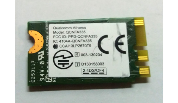 Адаптер WI-FI для ноутбука Acer Aspire ES1-131, qcnfa335, t77h525.03, Б/В. В хорошому стані, без пошкоджень - 318392