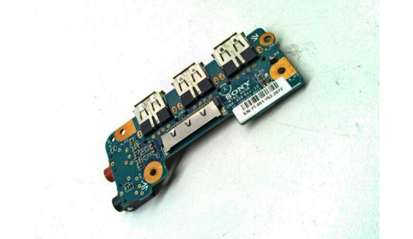 Плата з аудіо роз'ємами, та USB портами для ноутбука  Sony VGN-FW31M, 1P-1089J03-8010, Б/В