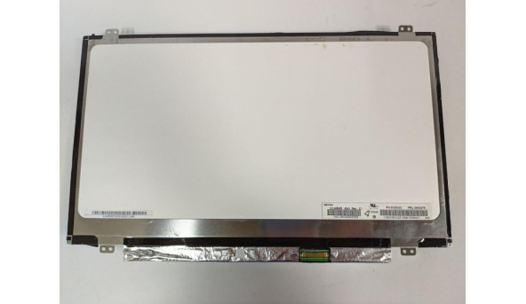 Матриця Innolux, N140BGE-EA3 Rev:C1, 14.0'', LED, HD 1366x768, 30-pin, Slim, б/в, Є ледь помітні засвіти, особливо на роботу не впливають, є по центрі подряпина, помітна на всіх кольорах, знизу відсутня стрічка - 318492