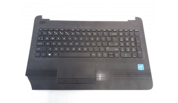 Середня частина корпуса з клавіатурою для ноутбука HP Notebook 15-ay027ur, 15.6", AM1EM000310, PK131O21A01, NSK-CWBSC, LS-D701P, Б/В. Клавіатура протестована робоча, пошкоджений кут та 2 кріплення.
