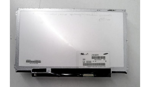 Матриця SAMSUNG, LTN125AT01-401, 12.5", 40-pin, LED, WXGA, 1366x768, slim,, Б/В. - 318521